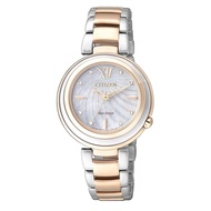 Citizen EM0335-51D Analog Eco-Drive Silver Stainless Steel Women Watch
