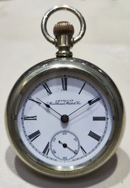 美國 Waltham Watch Co. 銀殼古董懷錶