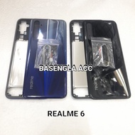 CASING HOUSING CASING REALME 6 BEZZEL + BACKDOOR ORIGINAL