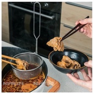 INSTOCK Japan imported steamboat / hot pot hotpot net ladle mesh strainer stainless steel ladle with handle