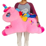 Boneka kuda poni little pony unicorn ukuran jumbo 1 meter Berlabel SNI