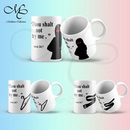 MINIMALIST MUG DESIGN FOR YOUR MOTHER "Thou shalt not try me" By: Mahkow Collection