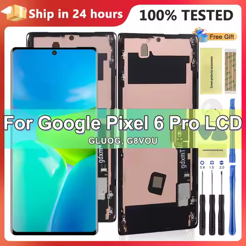 AMOLED/ TFT Display For Google Pixel 6 Pro GLUOG G8VOU LCD Touch Screen Digitizer Replacement Assemb