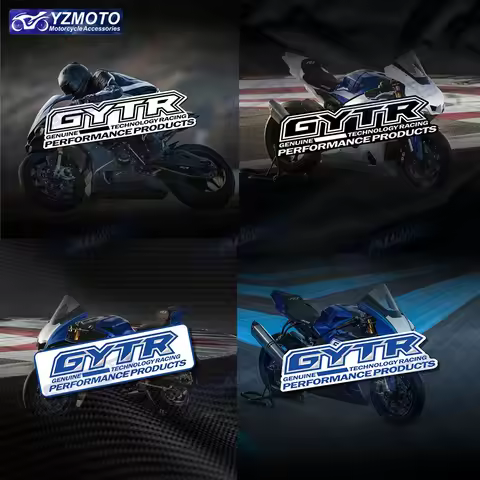 For YAMAHA Motorcycle GYTR YZF R1 R1M R3 R6 R7 Body Stickers Windshield Track Sponsor Reflective Wat