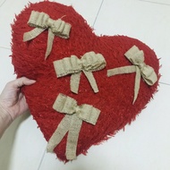 Burlap Bow Diy For Decoration Ribbon Sack Cloth