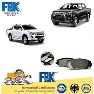 FBK Disc Brake Pad Front  FD4801MS -  Isuzu D-Max 2.5 3.0 4JA1 4JH1 4JX1