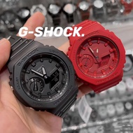 Original G-SHOCK GA 2100 Series Black Warrior Shockproof Resin Strap Fashion Sports Dual Display Qua