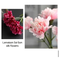 29cm high silk carnation branch beautifully decorates home and office