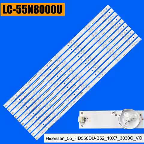 LED backlight Strips For 55K3300UW 55H8C H55M3300 H55MEC3050 H55M3000 55K3300ACIMA 55H08C 55N6 55k30