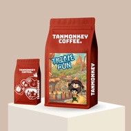 New!! Tanmonkey Coffee Triple Fun เมล็ดกาแฟคั่วเบลน Colombia Papua New Guinea Ethiopia