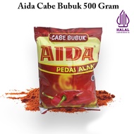 Aida 500 Gram Bubuk Cabe Super Pedas / Cabe Bubuk Asli Halus Cabe Kering Cabe Giling Terlaris