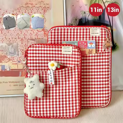 New 7.9-12.9 inch Tablet Sleeve Bag Multi Pockets Handbag Case Shockproof Tablet Pouch Sleeve Bag Co