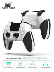 【Exclusive】 Data Frog Wireless Bluetooth-Compatible Controller For Ps4 Controller Gamepad Console For Ps4/ Pro/ Game Console