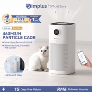 Simplus Air Purifier | 463m³/h CADR | Smart App Control | HEPA 13丨Removes Dust, Formalin, Pet Dander