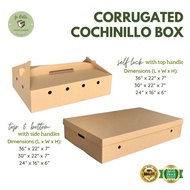 ☈❁Corrugated Cochinillo Box (10pcs) | Self-Lock or Top&Bottom