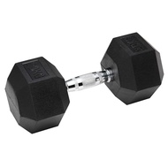 20kg Premium Rubber Coated Hexagon Dumbbell