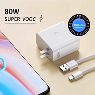 Phone Oppo supervooc 80W fast charger Type C Find X6 X5 X3 RENO 11 10 9 Pro Oneplus 10pro 9 realme G