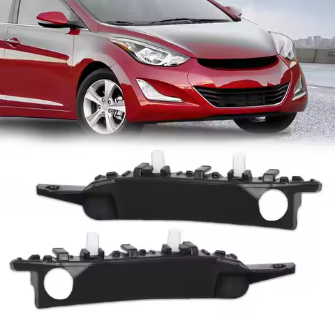2Pcs Car Front Bumper Bracket Left & Right Side for 2011-2015 Hyundai Elantra Abs 865143X000, 865133