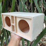 Miniscoop 3 Inch Double Hole Speaker Box 3 Inch Speaker Box