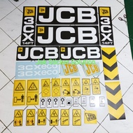 JCB 3CX 14FT Backhoe Loader Sticker Heavy Equipment Sticker
