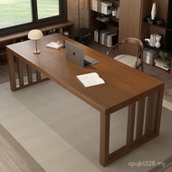 Long Desk Large Desk Solid Wood Living Room Modern Home Study Large Light Luxury Study Desk Desk Cal