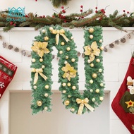 [nvnrbso] 2.7M Christmas Garland Door Pendant Ideal Gift Parties Supplies Hanging Ornament for Livin