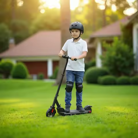 150W Electric Scooter Kids 6-12 10MPH 7Mi Range Colorful Lights Adjustable Height UL2272 1Year Warra