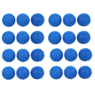 24 x Blue Reusable Dryer Balls Fabric Softener Ball