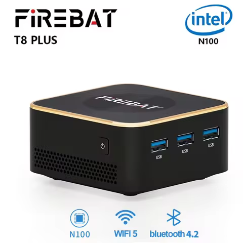 Brand new T8 Pro Mini PC Intel Celeron N100 8GB/16GB DDR5 Windows 11 128G/256G/512G SSD WIFI5 BT4.2 