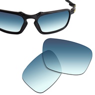 SmartVLT Replacement Lenses Polarized for Oakley Badman Sunglasses - Blue Gradient