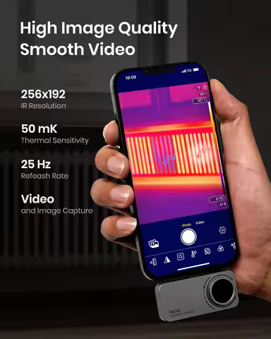 MILESEEY TR256i Thermal Camera 256*192, Thermal Imaging Camera for iPhone, Infrared Thermal Camera f