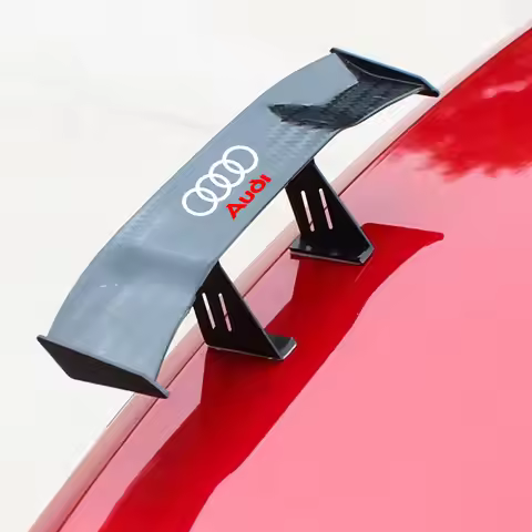 Car Rear Spoiler Mini Spoiler Wing Sticker Small Decoration Model For Audi Sline A1 A2 A3 A4 A5 A6 A