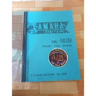 Rare Yamaha Rx100 Rx 100 Copian Catalog Part Book