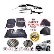 5D Carpet Toyota Vios 14-18 #Kereta Carpet Toyota Vios#