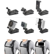 360 GOPRO Bag Clip Camera Mount Holder/OSMO ACTION 360 Degree Rotate