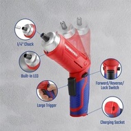 WORKPRO 3.7V 鋰離子 USB 充電式旋轉 34 合 1 螺絲起子套裝 gawckp 2350 WORKPRO 3.7V Li-Ion USB Rechargeable Pivoting 3