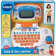 🔥Ready Stock - Orange🔥VTech Tote and Go Laptop (Pink / Orange / Yellow - 3 Color Available)