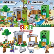 Terbaru Mainan Brick Block Minecraft My World Creeper Mine Village