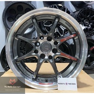 Velos Wheel CE28-8 Strip [Gun Metal] Sport Rim 15x7JJ ET35 (4x100/114.3)