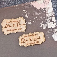 WOODEN DOWARD ENGRAVING RUSTIC BOXRing CODE GK-001