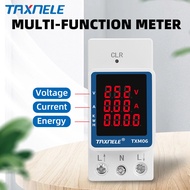 3IN1 AC 110V 220V 100A Voltage Current KWH Electric Energy Monitor Meter 99999.9KWH VOLT AMP Voltmet