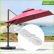 [LovoskibcMY] Patio Umbrella Cord Line Umbrella Accessories 12ft Patio Umbrella Cord Line Rope for P