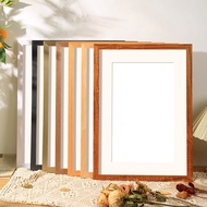 8.Solid Wood Photo Frame Empty Frame Wall Hanging 4K8k Blank Picture Frame Mounting A3a4 Hard Pen Ca
