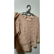 baju kurung peplum (prada lace)