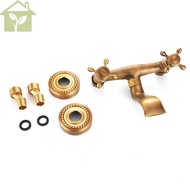 Kitchen Faucet Dual Lever Hot and Cold Water Kitchen Sink Mixer Tap Vintage Kitchen Tap SHOPABC7902