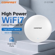 Comfast WiFi7 Ceiling AP 3570Mbps Dual Band 2.4GHz/5.8GHz PoE Powered Access Point for Home Hotel Wi