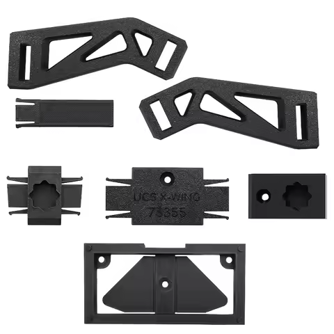 BUILDLY DIY Building Block Wall Display Bracket Wall Mount Holder for Lego 75355 10240