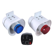 1SLK 80W Vehicle Loud Speaker Emergency Lights and Siren Alarm Siren 24v 12v for Patrol Motorcycle I