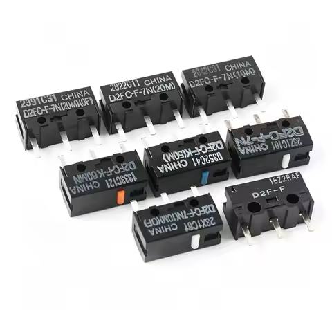2Pcs/10Pcs Mouse Micro Switch D2FC F 7N D2FC-F-7N(10M)/(OF) D2FC-F-7N(20M)/(OF) D2FC-F-K 50M Microsw
