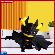 manclothescase 10cm Pikachus Figure Cosplay Marvel Batman Cute Miniature Figurine Ornament Collectible Super Hero Pokemons Anime Action Figure Hobby Collection